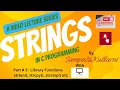 Strings - Library Function Part 2 C Programming