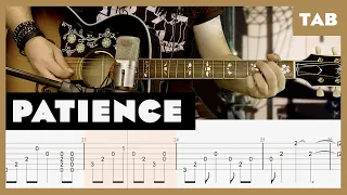 guns n roses patience guitar tab lesson cover tutorial