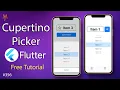 Flutter Tutorial - Cupertino Picker SwiftUI In Flutter iOS Picker Views