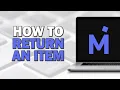 How To Return An Item On Mercari Quick Tutorial