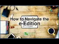 SCNG Helpful Tips on Navigating Your e-Edition