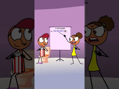 She tricked him 😂😂 #couplecomedy #animationmeme