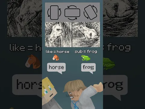 🔃 Horse Or Frog 🐴🐸 #Shorts #luanphan