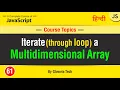 Iterate a multidimensional Array Looping through Multidimensional Array Tutorial in
