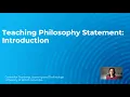 Teaching Philosophy Statement Introduction