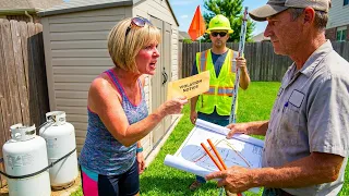 HOA Fined Me For Storing Propane Near Property Line Unaware Survey Puts Their Shed On My Side