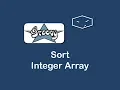 sort integer array in groovy