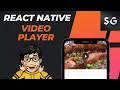 React Native Player Player and Custom Controls Local External s