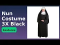 REVIEW 2026 Nun Costume 3X Black ESSENTIAL details