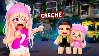 O PRIMEIRO DIA DOS MEUS IRMÃOS BEBÊS NA CRECHE ASSOMBRADA! (Brookhaven)
