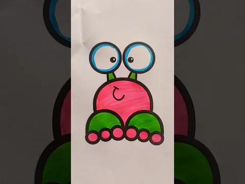 Easy to Coloring Ideas for Kids #bhoot #cricket #kids #trending #youtubeshorts #icc