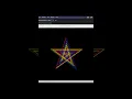 Beautiful Star Pattern using python turtle