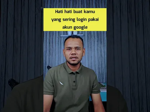 Hati-hati buat kalian yang sering klik continue with google