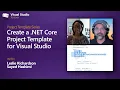 Create a NET Core Project Template for Visual Studio
