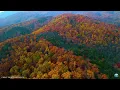 Great Smoky Mountains Autumn 4K 🍂 Brilliant Fall Foliage & Blue Ridge Mountain Views