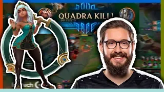 BJERGSEN PLAYS QUIYANA (INSANE QUADRA) | TYLER1 FLAMING YASSUO |  LOL BEST AND FUNNY MOMENTS #14