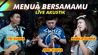 Download MENUA BERSAMAMU - TRISUAKA FT NABILA SUAKA FT ARIE SUAKA (LIRIK) LIVE ASKUTIK - PENDOPO LAWAS MP3