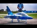 BEAUTIFUL ALENIA AERMACCHI M-346 RC TURBINE JET | HORIZON AIRMEET 2018