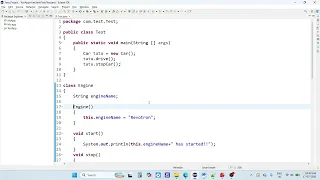 Composition in Java