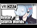 Avatar Search Worlds VRChat Poorly Explained