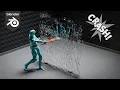 Breaking glass using cell fracture - Blender tutorial
