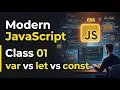 Modern JavaScript ES6 Class 01 var vs let vs const Explained with Examples