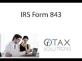 IRS Form 843