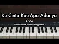 Download Lagu Ku Cinta Kau Apa Adanya - Once | Piano Karaoke by Andre Panggabean