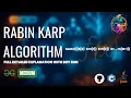 Rabin Karp Algorithm Explained with Code String Pattern Search in DSA