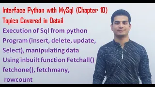 Interface Python with MySql Class 12 Computer Science with Python 57