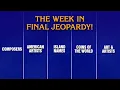 A Week in Final Jeopardy 26- 26 JEOPARDY