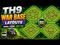 BEST TH9 WAR BASES 2026 Anti 3 Star Copy Links Clash of Clans