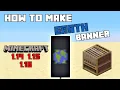 How to Make Earth Banner in Loom Minecraft Tutorial