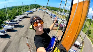 We have holes in our masts! Inspecting woodpecker damage… | Sailing Sitka Ep 139