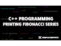 C program to Print Fibonacci Series C programming tutorials for beginners