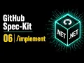GitHub Spec-Kit speckit implement Command
