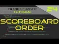 Minecraft Plugin Tutorial Scoreboard order