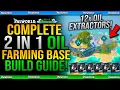 How To Build Best 2 in 1 OIL Farming Base with 12 Oil Extractors - Palworld Tides Of Terraria Guide