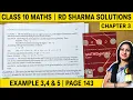 Class 10 Maths RD Sharma Solutions Chapter 3 Example 3 4 5 Page 143 Pair of Linear Equations