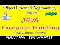 Exception Handling finally throw throws Java Tutorial in English