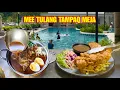 MAKAN DI PORT TERSOROK TEPI KOLAM YANG BELUM RAMAI TAHU
