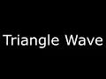 Sine Square Triangle and Saw Waves at C3