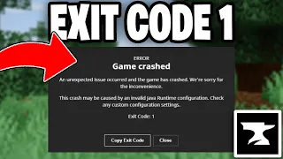How To Fix Minecraft Exit Code 1 Curseforge - Tutorial