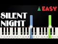 Silent Night EASY PIANO TUTORIAL SHEET MUSIC by Betacustic