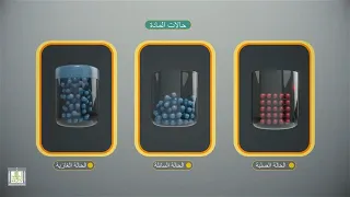 خصائص وحالات المادة 
