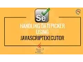 Handling Datepicker in Selenium using JavascriptExecutor - Java