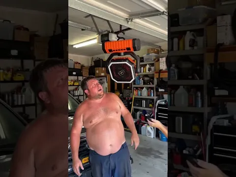 He Was Cooking Alive in That Garage Until She Hung That Over the Door 🥵