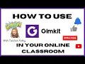 Teacher Kathy Ortiz How to use gimkit com in your online classroom