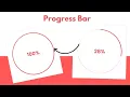 Create a Circular Progress Bar with HTML CSS and JavaScript