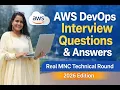 AWS DevOps Interview Questions Answers Real MNC Technical Round 2026 Edition
